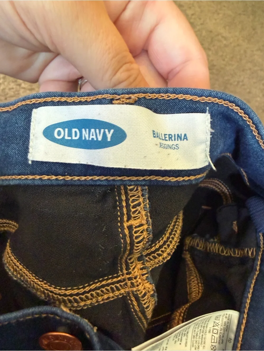 Old Navy Navy Blue Kids Skinny Jeans
